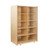 Wood Designs WD16101 Vertical Storage with 10 Translucent Trays