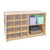 Wood Designs WD16601 Double Mobile Storage with (12) Translucent Trays 