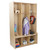 Wood Designs WD51003 3 Section Seat Locker 