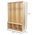 Wood Designs WD51003 3 Section Seat Locker 