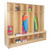 Wood Designs WD51006 6 Section Seat Locker 
