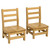 Wood Designs Hardwood Ladderback 12 Chair, Carton of 2