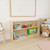 Contender C12630AJF Mobile Adjustable Book Case (27.75"H) Assembled
