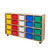 Contender C14503F-C5 20 Tray Storage w/Assorted Trays, Assembled w/Casters