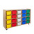 Contender C14503F-C5 20 Tray Storage w/Assorted Trays, Assembled w/Casters