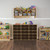 Contender C16032F  Birch 30-Cubby Single Storage Unit w/Chocolate Tubs-Assembled