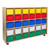 Contender C16033F-C5 30 Tray Storage w/Assorted Trays, Assembled w/Casters