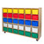 Contender C16033F-C5 30 Tray Storage w/Assorted Trays, Assembled w/Casters