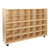 Contender C16033F-C5 30 Tray Storage w/Assorted Trays, Assembled w/Casters