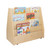 Contender C34230F-C5 Mobile Double Sided Book Display, Assembled w/Casters