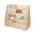 Contender C34230F-C5 Mobile Double Sided Book Display, Assembled w/Casters