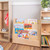 Contender C34230F-C5 Mobile Double Sided Book Display, Assembled w/Casters
