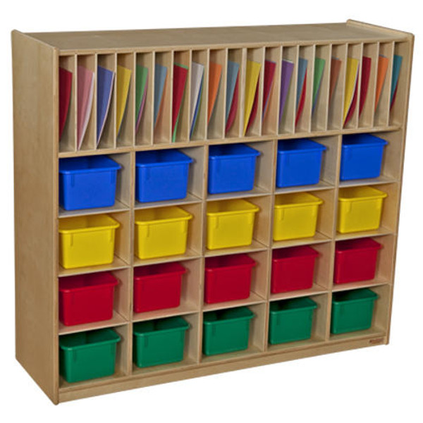 Wood Designs WD990326AT Multi-Storage with 20 Assorted Trays