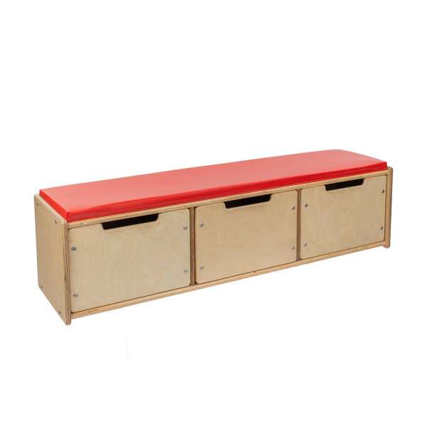 Contender C990651F Reading Bench with Drawers - Fully Assembled 