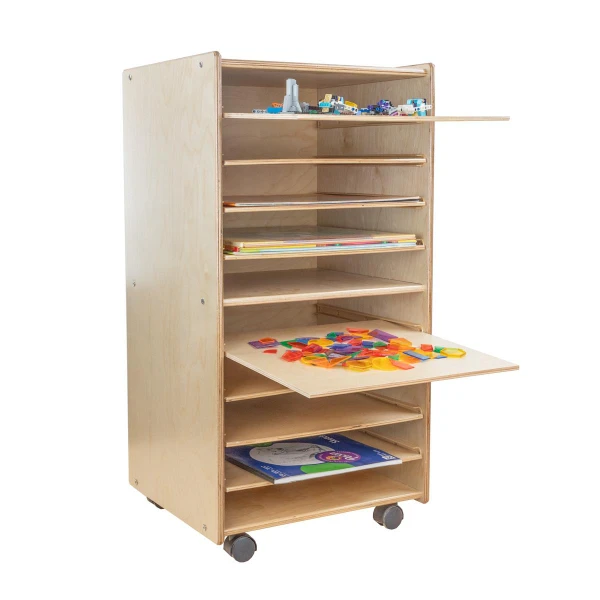 Wood Designs C990652F Puzzle and Paper Storage Center - Fully Assembled