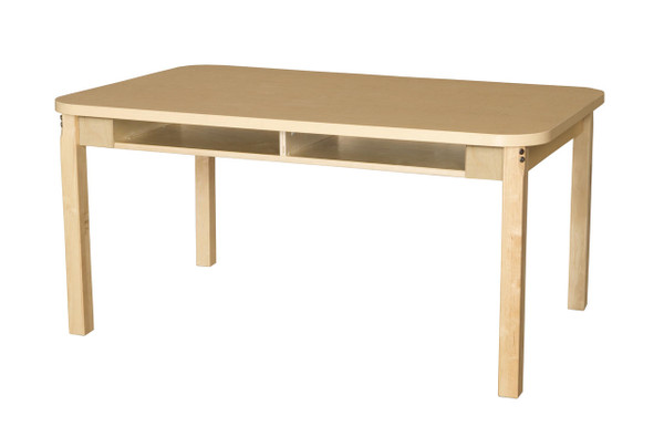 Wood Designs HPL1848DSK29 Two Seat Student Desk with 29 Hardwood Legs