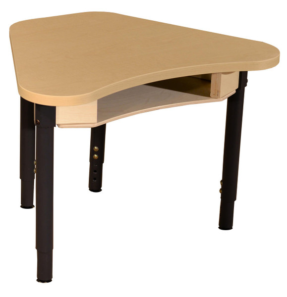 HPL2430DSKCA1217 Synergy 24 x 30 High Pressure Laminate Deep Desk with Adjustable Legs 12-17