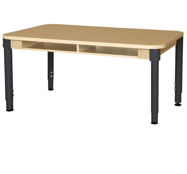 HPL3660DSKA1829 36 x 60 Four Seater High Pressure Laminate Desk with Adjustable Legs 18-29