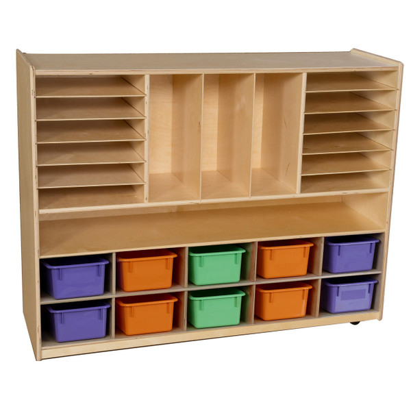 Multi-Storage with 10 Assorted Pastel Trays