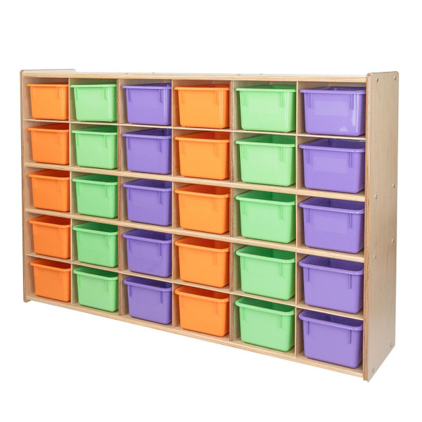 Contender 30 Tray Storage with Assorted Pastel Trays - RTA