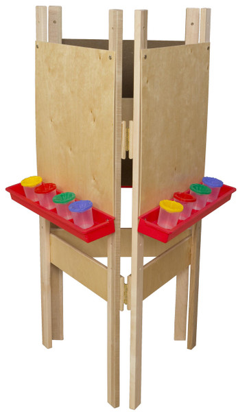 Wood Designs WD18700 3-Sided Adjustable Easel with Plywood