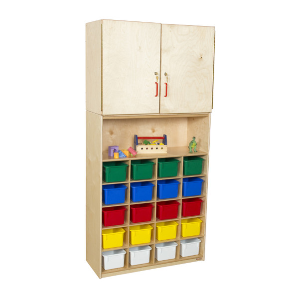 WD56203 20 Tray Vertical Storage Cabinet w/Assorted Trays