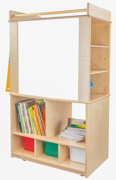 Wood Designs WD99543 Store-It-All Teaching Center w/3 Assorted Trays 
