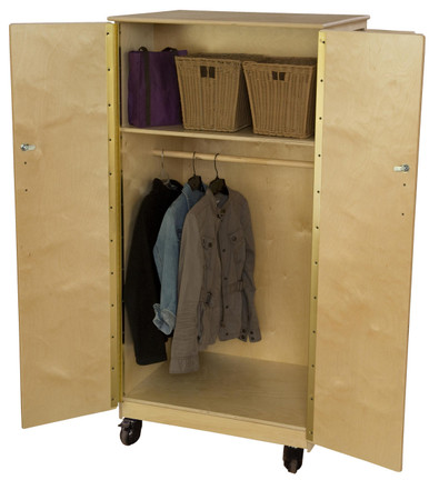 WD990411 Teacher's Locking Wardrobe Cabinet - WoodDesigns