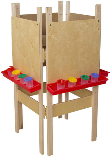 Wood Designs 19000 Double Adjustable Easel with Plywood