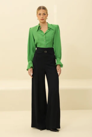 Jednobojne pantalone 50130401-6