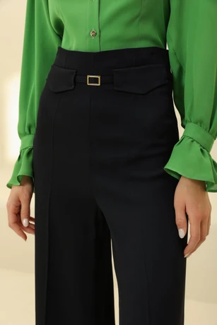Jednobojne pantalone 50130401-6