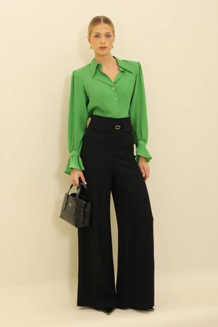 Jednobojne pantalone 50130401-6