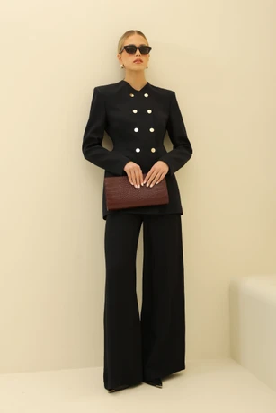 Jednobojne pantalone 50130401-6