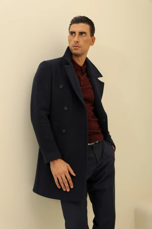 Muški slim-fit kaput 4514701-6