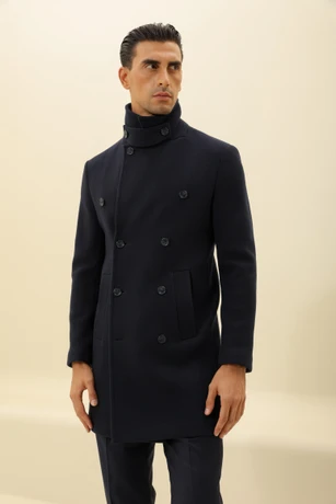 Muški slim-fit kaput 4514701-6