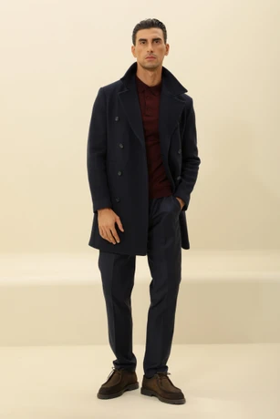 Muški slim-fit kaput 4514701-6