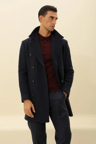 Muški slim-fit kaput 4514701-6