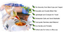 Stainless steel loose tea infuser with fine mesh — view 6