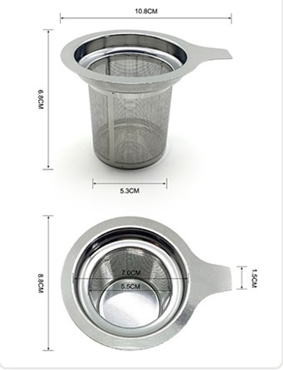 Stainless Steel Tea Strainer - Discount Coffee