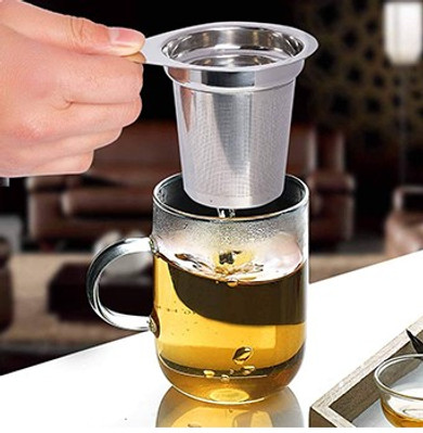 Stainless Steel Loose Tea Infuser, Large Capacity Fine Mesh Tea