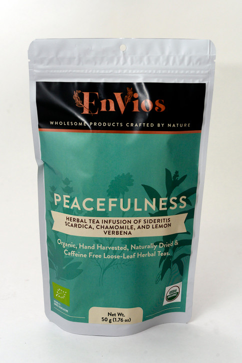 EnVios Peacefulness organic herbal tea pouch, 50 g — view 1