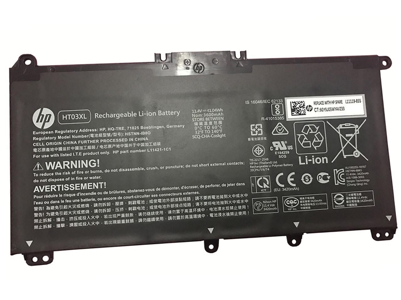 Original New HP Pavilion 17-BY0018CY 17-BY0028CY Laptop Battery -  reliablelaptopparts
