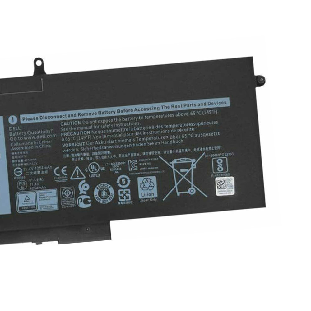 New Genuine Orig 11.4V 51WH Dell Latitude 5590 15-5590 Laptop