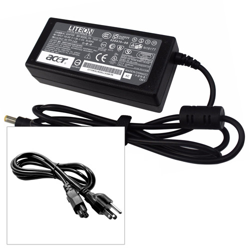 New 19V 3.42A 65W Acer PA-1650-02 PA-1700-02 AC Power Adapter