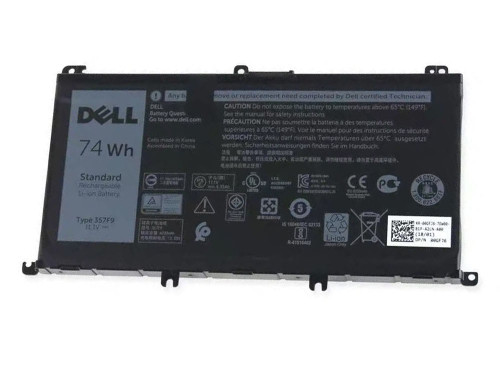 New Genuine Orig 11.4V 74WH Dell 357F9 00GFJ6 Laptop Battery