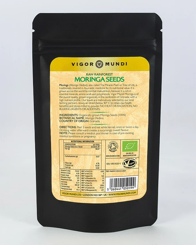 Raw Rainforest Moringa – Seeds