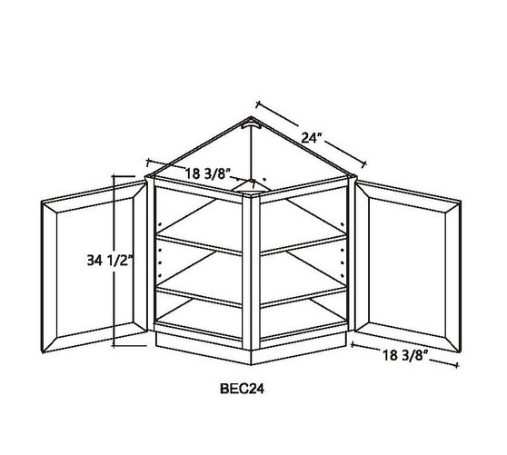 End Base Cabinet 2 Doors