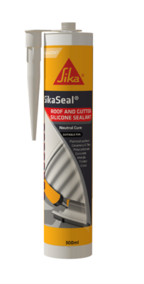 SIKA SIKASEAL ROOF AND GUTTER SILICONE SEALANT 300ml