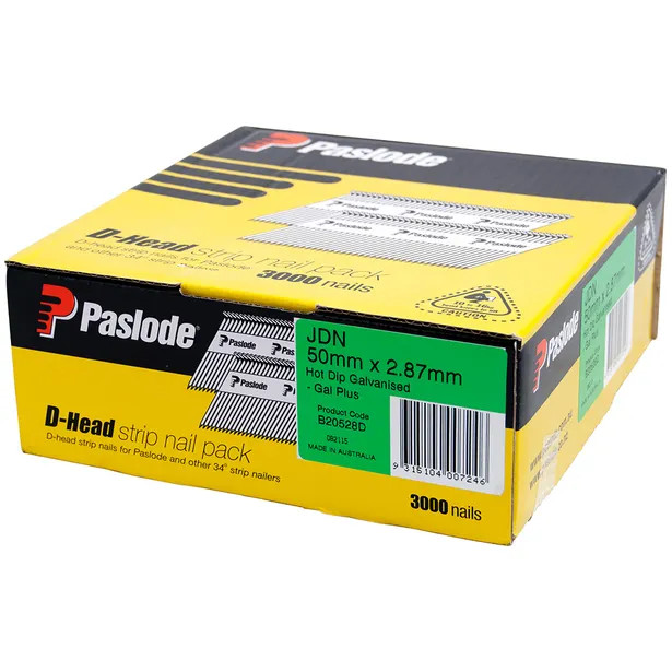 Buy Paslode Gal 50mm Framing Nails 3000 Pack from Canterbury Timbers
