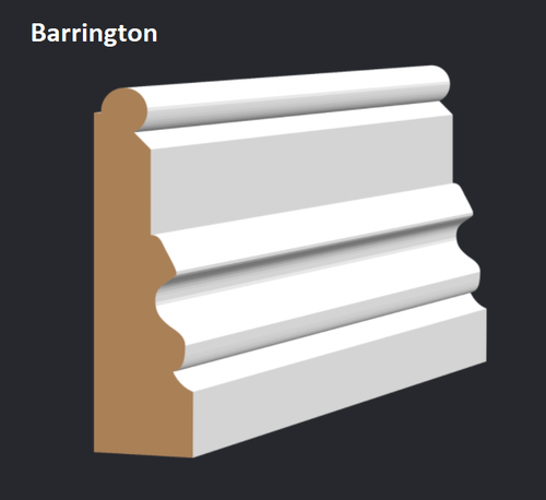 Canterbury Timber Buy Barrington Primed F/J Pine Skirting 92x25mmx5.4m